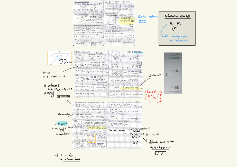 Further Mathematics Vectors notes